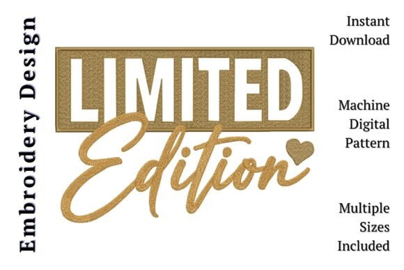 Elevate Your Craft with the Limited Edition Gold Quote Embroidery Design