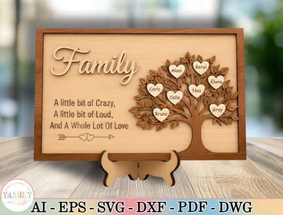 Personalized Family Tree Laser Cut File: A Strategic Approach to Meaningful Home Decor