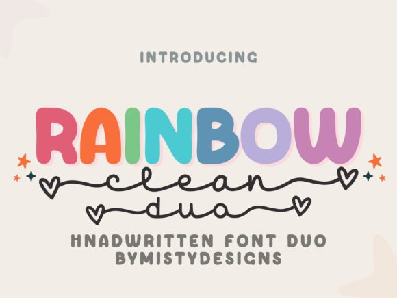 Rainbow Duo: A Strategic Approach to Playful Typography