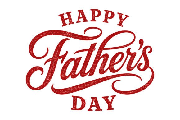 Red Fathers Day SVG Design for Creative Projects