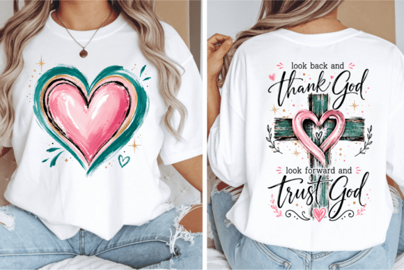 The Strategic Value of Faith-Based Apparel Design: Analyzing the Thank God Trust God Look Forward PNG for Modern Creators
